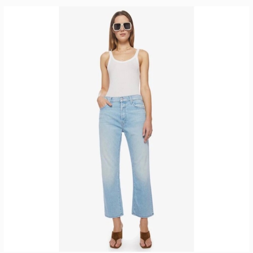 MOTHER Women's The Ditcher Crop Straight Jeans